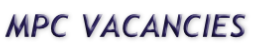 MPC VACANCIES